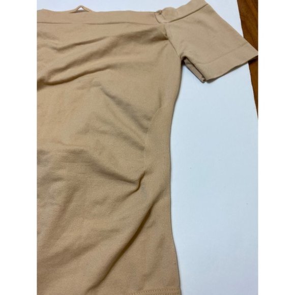 La Winner Beige Off The Shoulder Bodysuit- size small/medium - Picture 6 of 7